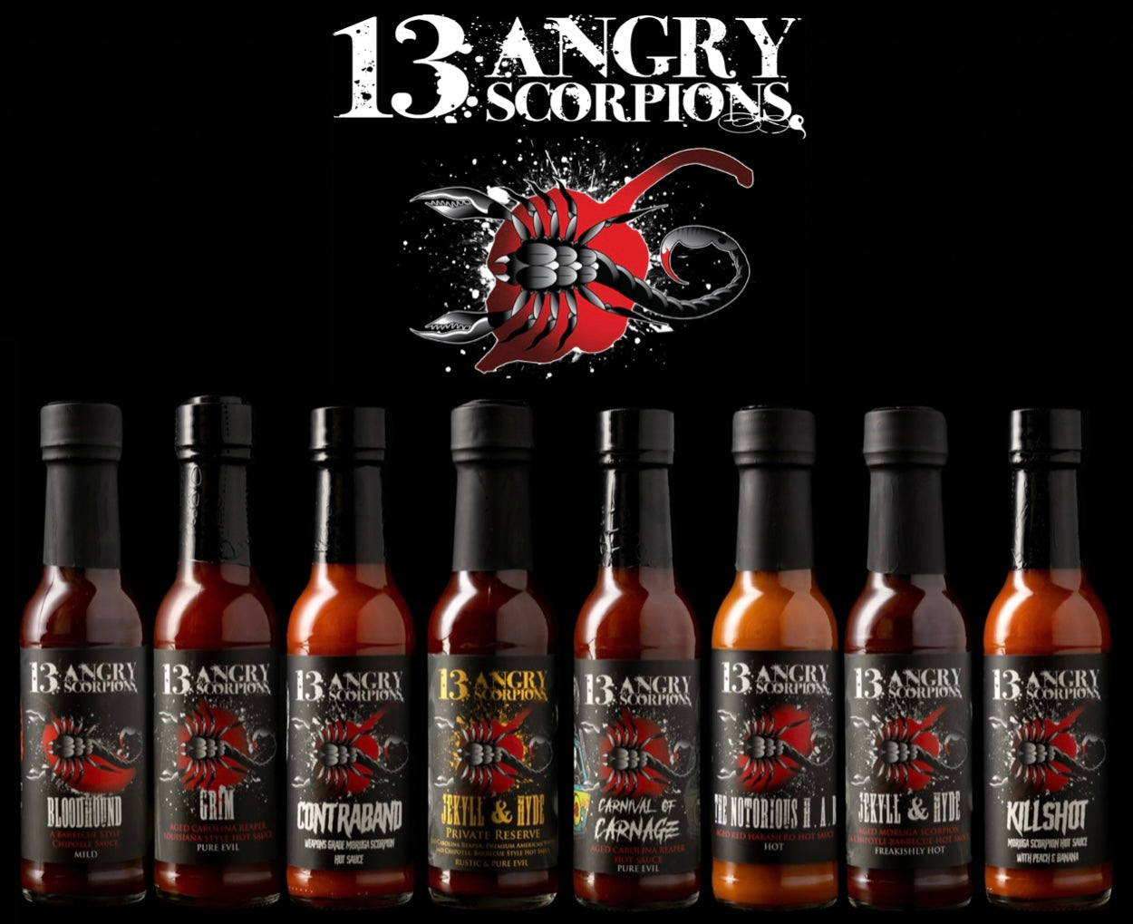 13 Angry Scorpions 